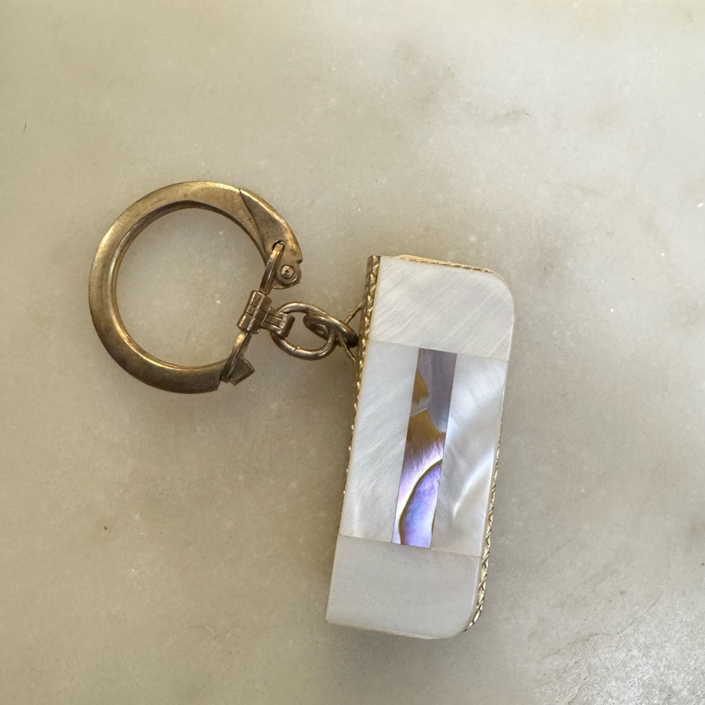 Vintage address book keyring